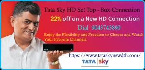 Tata Sky HD Set-Top Box Connection â€“ 9043743890